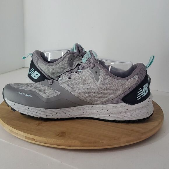 New Balance Nitrelv3 Trail Running Shoes Grey Teal Women's Size 10 - Picture 10 of 13